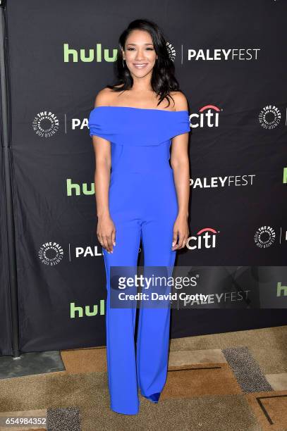 Candice Patton attends PaleyFest Los Angeles 2017 - CW's "Heroes & Aliens: Featuring Arrow, The Flash, Supergirl, and DC's Legends of Tomorrow" at...
