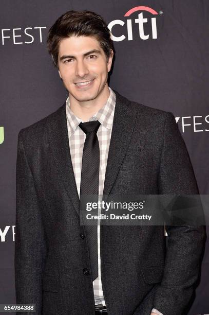 Brandon Routh attends PaleyFest Los Angeles 2017 - CW's "Heroes & Aliens: Featuring Arrow, The Flash, Supergirl, and DC's Legends of Tomorrow" at...