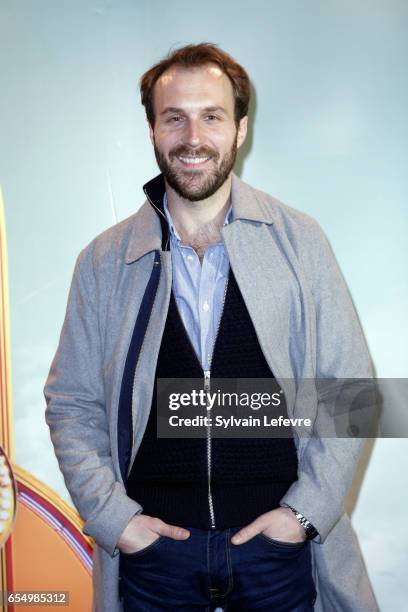 Antoine Gouy attends closing ceremony photocall of Valenciennes Cinema Festival on March 18, 2017 in Valenciennes, France.