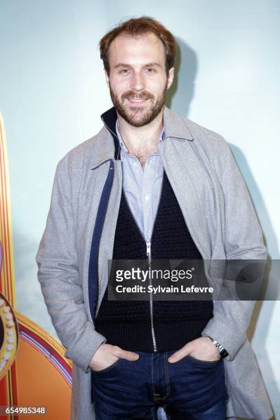 Antoine Gouy attends closing ceremony photocall of Valenciennes Cinema Festival on March 18, 2017 in Valenciennes, France.
