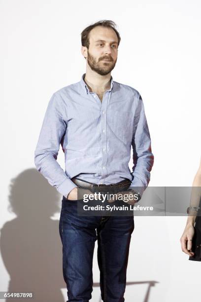 Antoine Gouy attends closing ceremony of Valenciennes Cinema Festival on March 18, 2017 in Valenciennes, France.