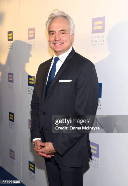 Actor Bradley Whitford at The Human Rights Campaign 2017 Los Angeles Gala Dinner at JW Marriott Los Angeles at L.A. LIVE on March 18, 2017 in Los...