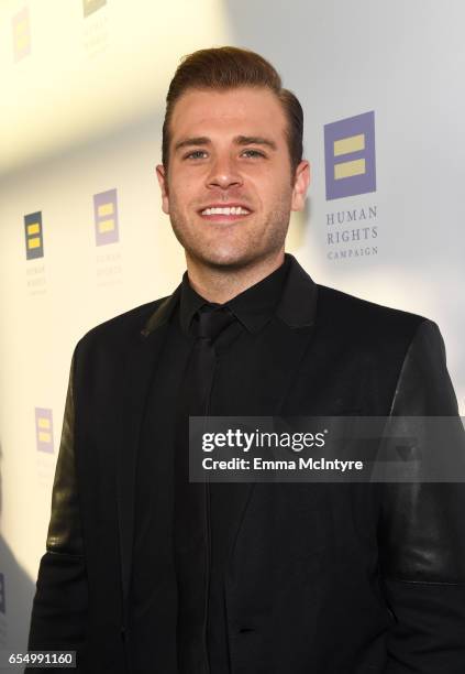 Actor Scott Evans at The Human Rights Campaign 2017 Los Angeles Gala Dinner at JW Marriott Los Angeles at L.A. LIVE on March 18, 2017 in Los Angeles,...