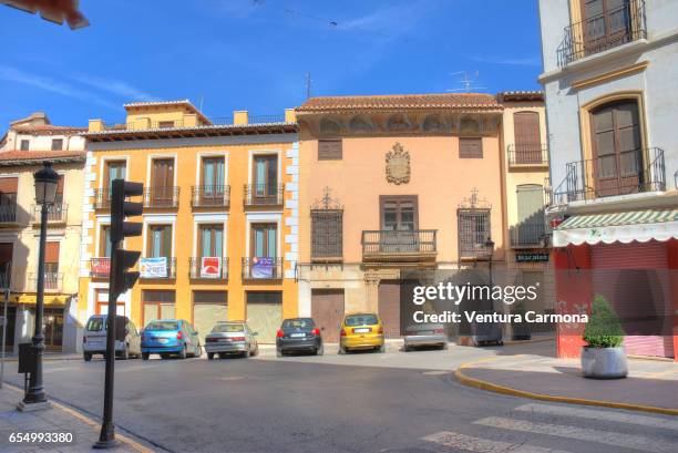 old town of guadix - andalusia, spain - poble espanyol stockfoto's en -beelden