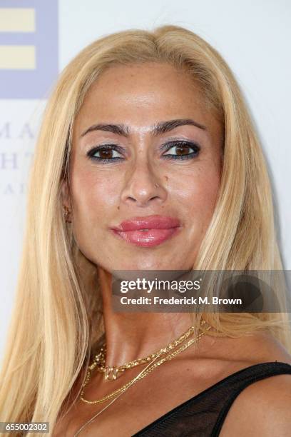 Actor Carol Shaya at The Human Rights Campaign 2017 Los Angeles Gala Dinner at JW Marriott Los Angeles at L.A. LIVE on March 18, 2017 in Los Angeles,...