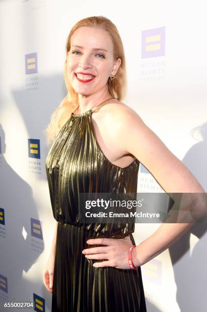 Event Co-Chair Jessica Bair at The Human Rights Campaign 2017 Los Angeles Gala Dinner at JW Marriott Los Angeles at L.A. LIVE on March 18, 2017 in...