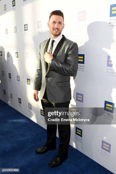 Event Co-Chair Chris Boone at The Human Rights Campaign 2017 Los Angeles Gala Dinner at JW Marriott Los Angeles at L.A. LIVE on March 18, 2017 in Los...