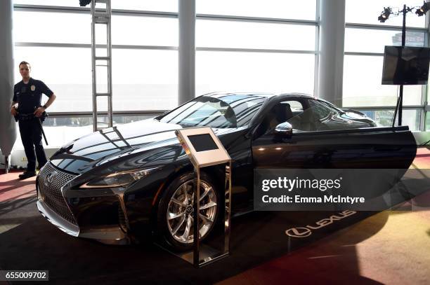 Lexus displayed at The Human Rights Campaign 2017 Los Angeles Gala Dinner at JW Marriott Los Angeles at L.A. LIVE on March 18, 2017 in Los Angeles,...