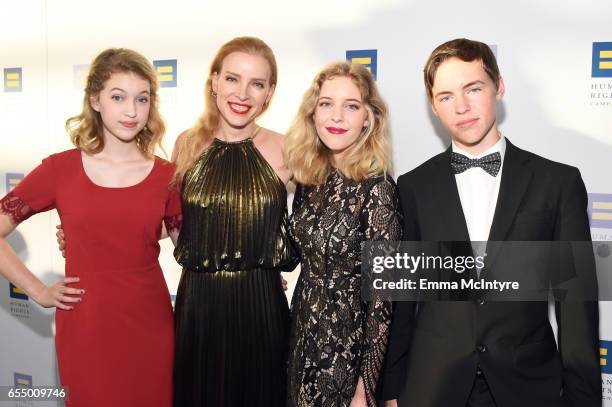 Event Co-Chair Jessica Bair and guests at The Human Rights Campaign 2017 Los Angeles Gala Dinner at JW Marriott Los Angeles at L.A. LIVE on March 18,...