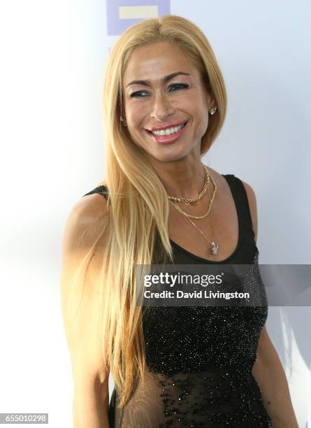 Actress Carol Shaya attends the Human Rights Campaign's 2017 Los Angeles Gala Dinner at JW Marriott Los Angeles at L.A. LIVE on March 18, 2017 in Los...
