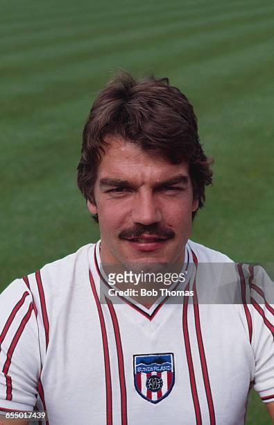 English footballer Sam Allardyce of Sunderland A.F.C., circa 1980.