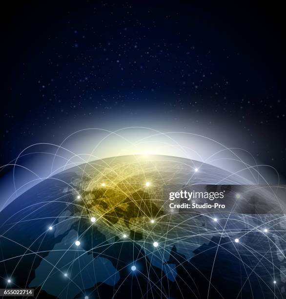 abstract global network background - join us stock illustrations