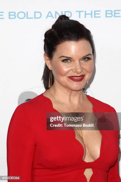 Heather Tom attends the CBS's "The Bold And The Beautiful" 30th Anniversary Party at Clifton's Cafeteria on March 18, 2017 in Los Angeles, California.