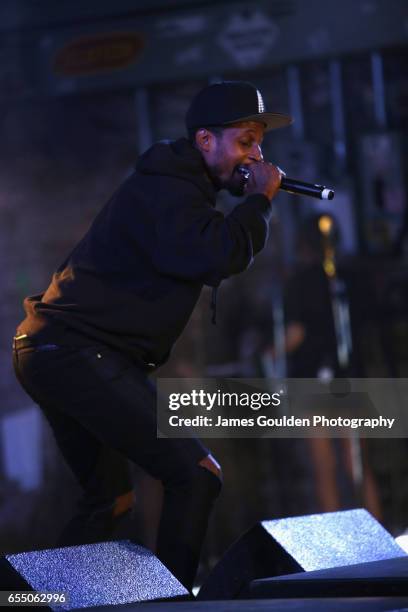 Musician Don Q performs onstage at the Atlantic Records event during 2017 SXSW Conference and Festivals at Stubbs on March 18, 2017 in Austin, Texas.