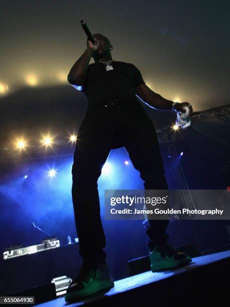 Musician Odis Oliver Flores A.K.A. O.T. Genasis performs onstage at the Atlantic Records event during 2017 SXSW Conference and Festivals at Stubbs on...