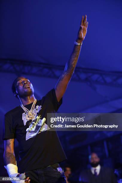 Musician Robert Rihmeek Williams A.K.A. Meek Mill performs onstage at the Atlantic Records event during 2017 SXSW Conference and Festivals at Stubbs...