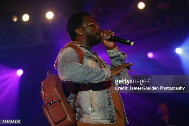 Musician Radric Delantic Davis A.K.A. Gucci Mane performs onstage at the Atlantic Records event during 2017 SXSW Conference and Festivals at Stubbs...