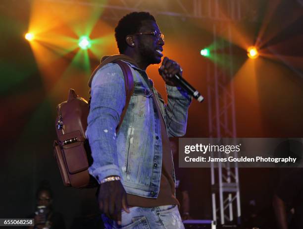 Musician Radric Delantic Davis A.K.A. Gucci Mane performs onstage at the Atlantic Records event during 2017 SXSW Conference and Festivals at Stubbs...