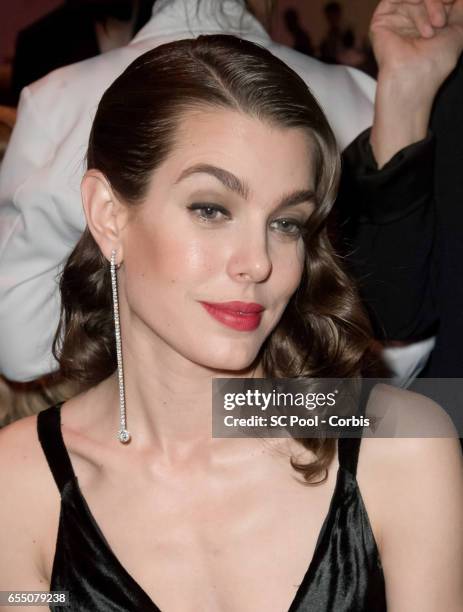 Charlotte Casiraghi attends the Rose Ball 2017 Secession Viennoise To Benefit The Princess Grace Foundation at Sporting Monte-Carlo on March 18, 2017...