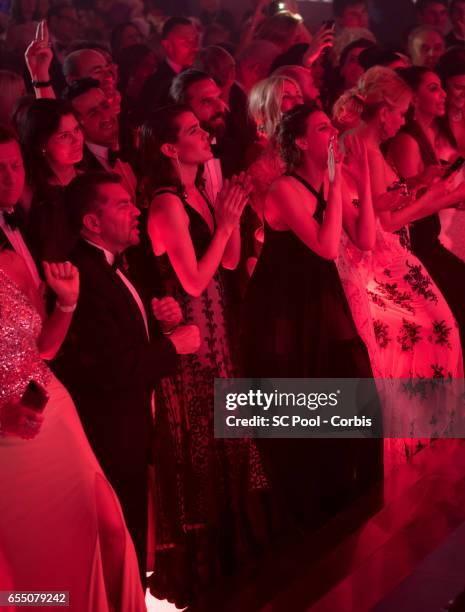 Charlotte Casiraghi and Juliette Maillot during the Rose Ball 2017 Secession Viennoise To Benefit The Princess Grace Foundation at Sporting...