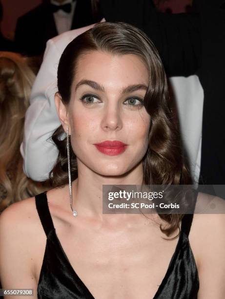 Charlotte Casiraghi attends the Rose Ball 2017 Secession Viennoise To Benefit The Princess Grace Foundation at Sporting Monte-Carlo on March 18, 2017...