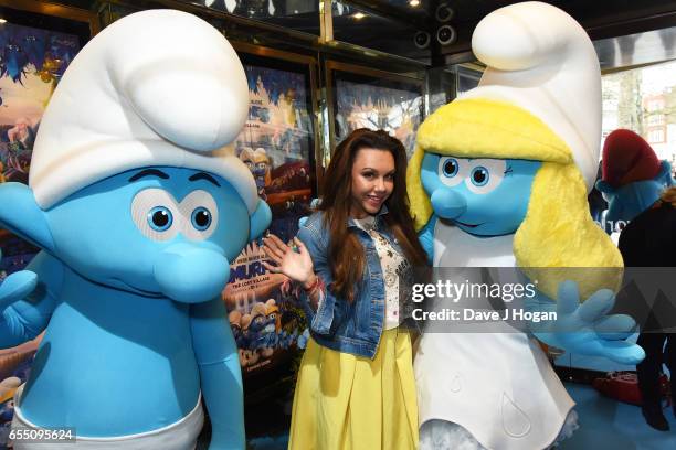 Michelle Heaton attends the Gala Screening of 'Smurfs: The Lost Village' at Cineworld Leicester Square on March 19, 2017 in London, England.