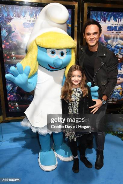 Gareth Gates attends the Gala Screening of 'Smurfs: The Lost Village' at Cineworld Leicester Square on March 19, 2017 in London, England.