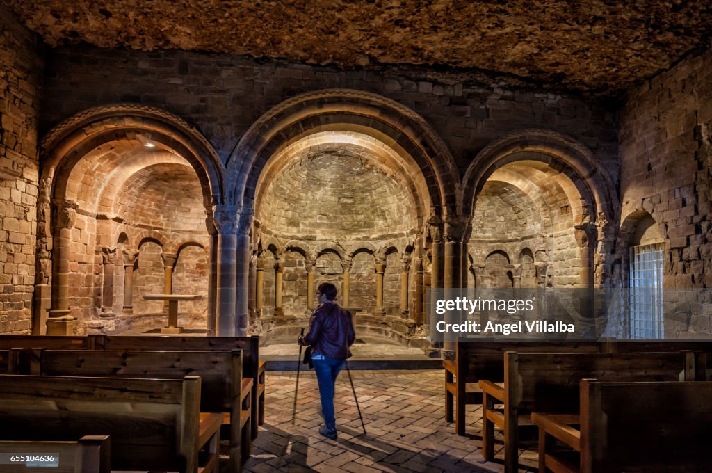 Monastery of San Juan de la Peña. Romanesque church