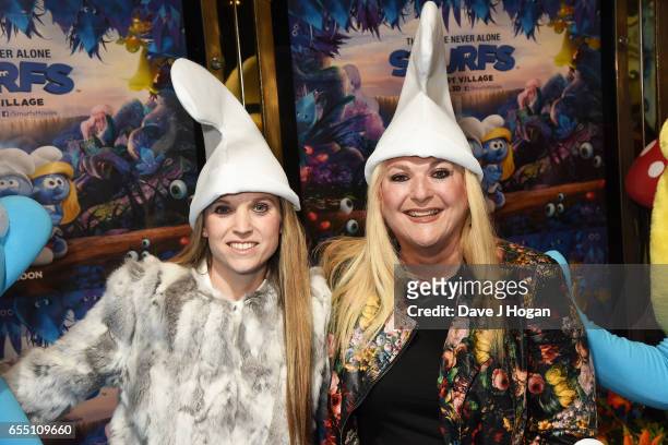 Vanessa Feltz attends the Gala Screening of 'Smurfs: The Lost Village' at Cineworld Leicester Square on March 19, 2017 in London, England.