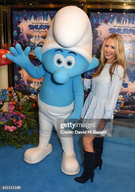 Naomi Isted attends the Gala Screening of "Smurfs: The Lost Village" at Cineworld Leicester Square on March 19, 2017 in London, England.