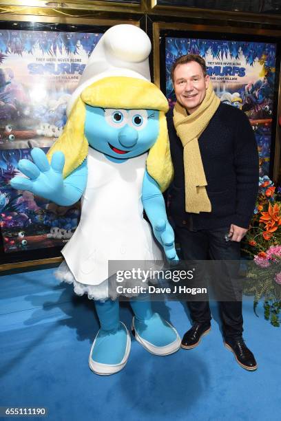 Richard Arnold attends the Gala Screening of 'Smurfs: The Lost Village' at Cineworld Leicester Square on March 19, 2017 in London, England.