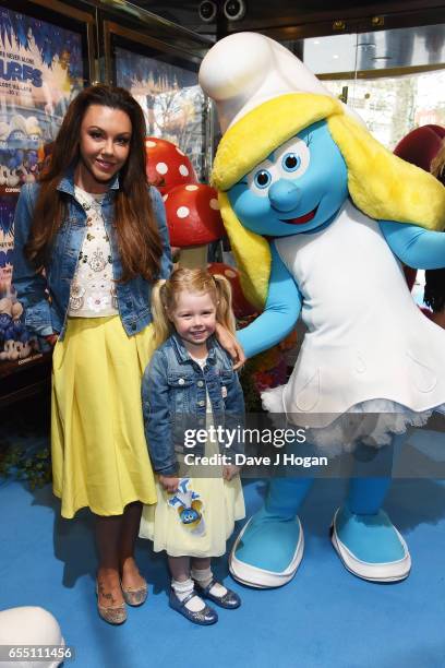 Michelle Heaton attends the Gala Screening of 'Smurfs: The Lost Village' at Cineworld Leicester Square on March 19, 2017 in London, England.