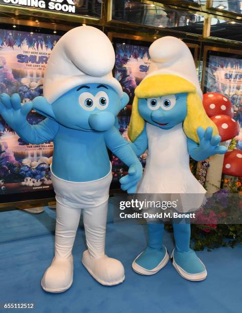 General view at the the Gala Screening of "Smurfs: The Lost Village" at Cineworld Leicester Square on March 19, 2017 in London, England.