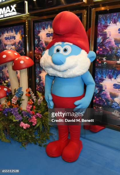 General view at the the Gala Screening of "Smurfs: The Lost Village" at Cineworld Leicester Square on March 19, 2017 in London, England.
