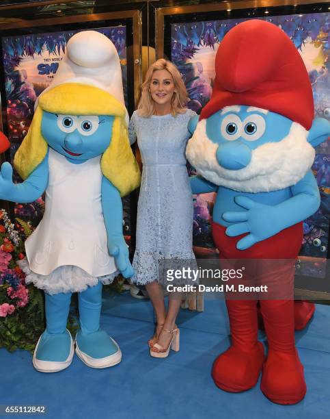 Stephanie Pratt attends the Gala Screening of "Smurfs: The Lost Village" at Cineworld Leicester Square on March 19, 2017 in London, England.