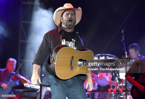 Garth Brooks performs at Auditorium Shores during the 2017 SXSW Conference And Festivals on March 18, 2017 in Austin, Texas.