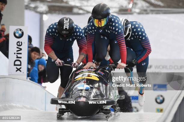 Davis Springis 1.209 Four Man Bobsleigh World Cup Stock Photos, High-Res Pictures, and ...
