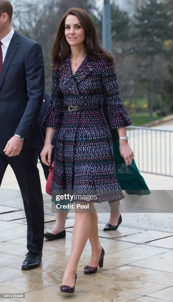 The Duke And Duchess Of Cambridge Visit Paris: Day Two