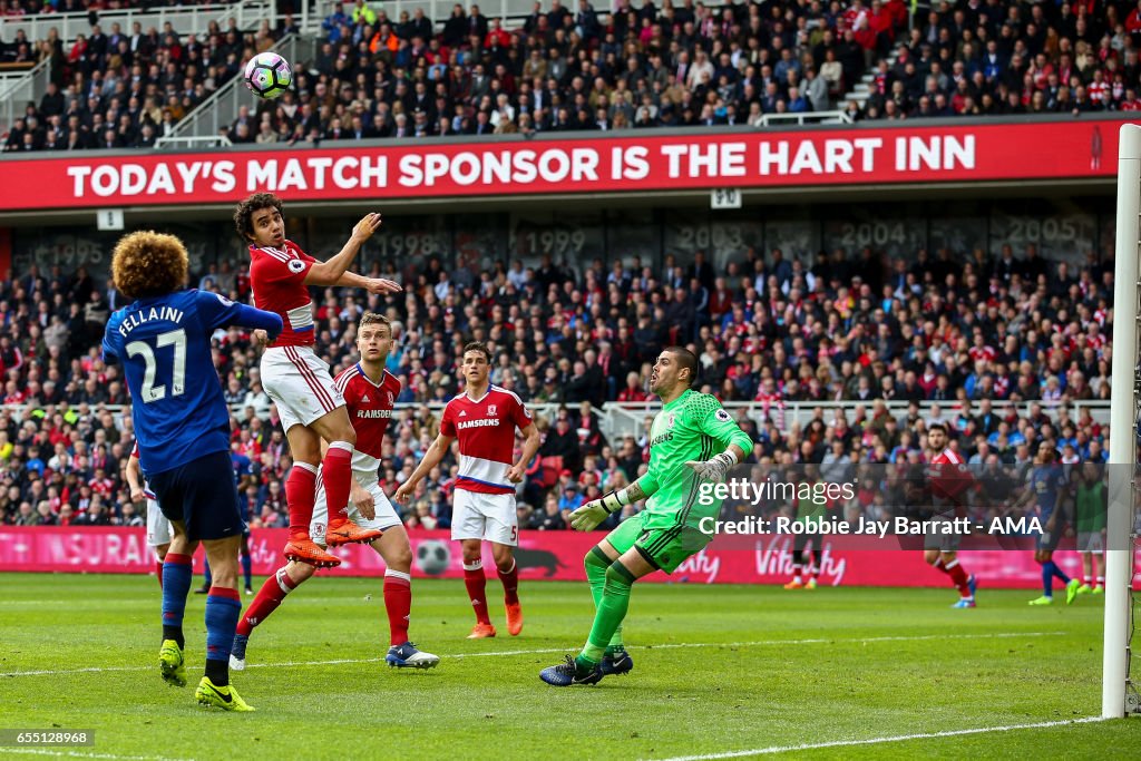 Middlesbrough v Manchester United - Premier League