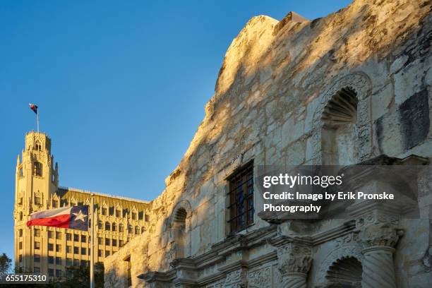 setting sun, san antonio - alamo san antonio stock pictures, royalty-free photos & images