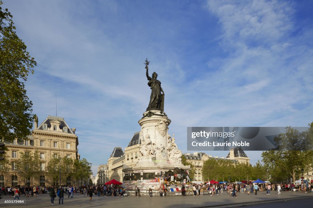 Place de la Republique, Paris, France