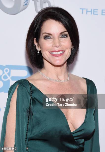 Lesli Kay attends the CBS's 'The Bold And The Beautiful' 30th Anniversary Party at Clifton's Cafeteria on March 18, 2017 in Los Angeles, California.