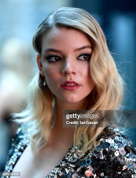 Actress Anya Taylor-Joy attends the THREE Empire awards at The Roundhouse on March 19, 2017 in London, England.