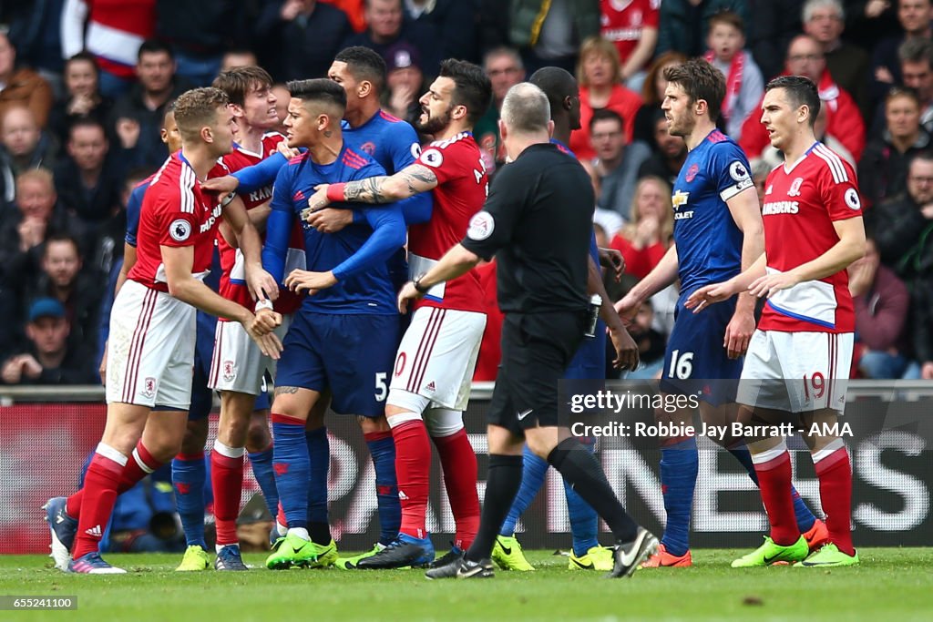 Middlesbrough v Manchester United - Premier League