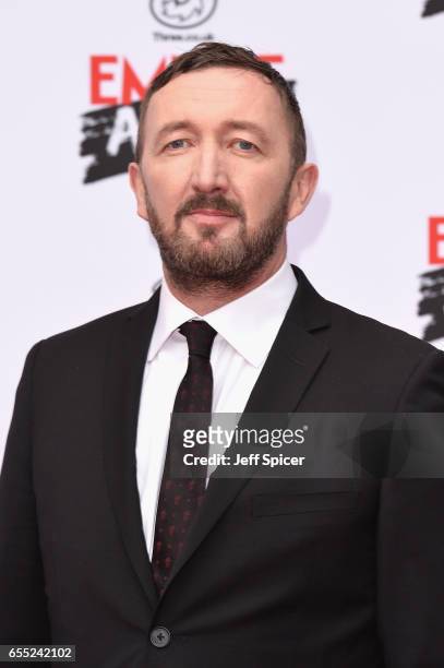 Actor Ralph Ineson attends the THREE Empire awards at The Roundhouse on March 19, 2017 in London, England.