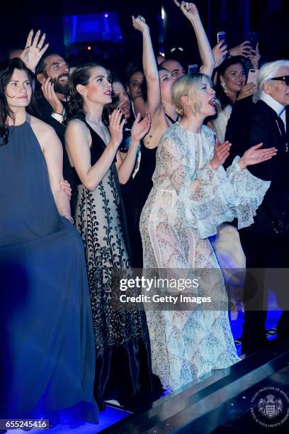 In this handout image provided by Le Palais Princier, Charlotte Casiraghi attends the Rose Ball 2017 To Benefit The Princess Grace Foundation at...