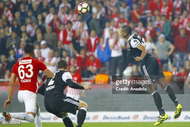 Marcelo of Besiktas in action during the Turkish Spor Toto Super Lig football match between Antalyaspor and Besiktas at the Antalya Arena in Antalya,...