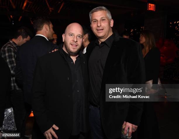 Group Partner Noah Tepperberg and guest attend day three of TAO, Beauty & Essex, Avenue and Luchini LA Grand Opening on March 18, 2017 in Los...