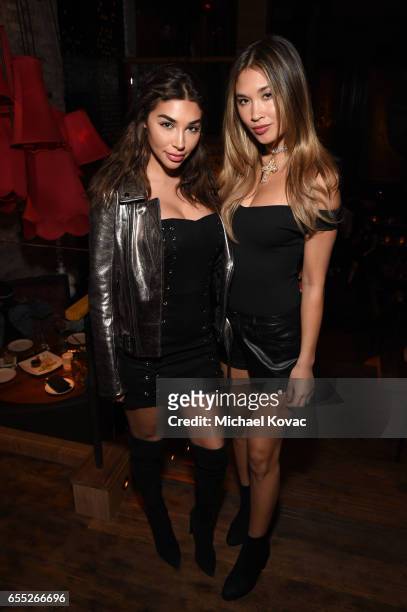 Chantel Jeffries and guest attend day three of TAO, Beauty & Essex, Avenue and Luchini LA Grand Opening on March 18, 2017 in Los Angeles, California.