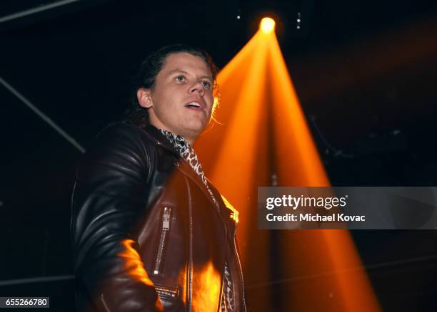 Singer Conrad Sewell performs on day three of TAO, Beauty & Essex, Avenue and Luchini LA Grand Opening on March 18, 2017 in Los Angeles, California.